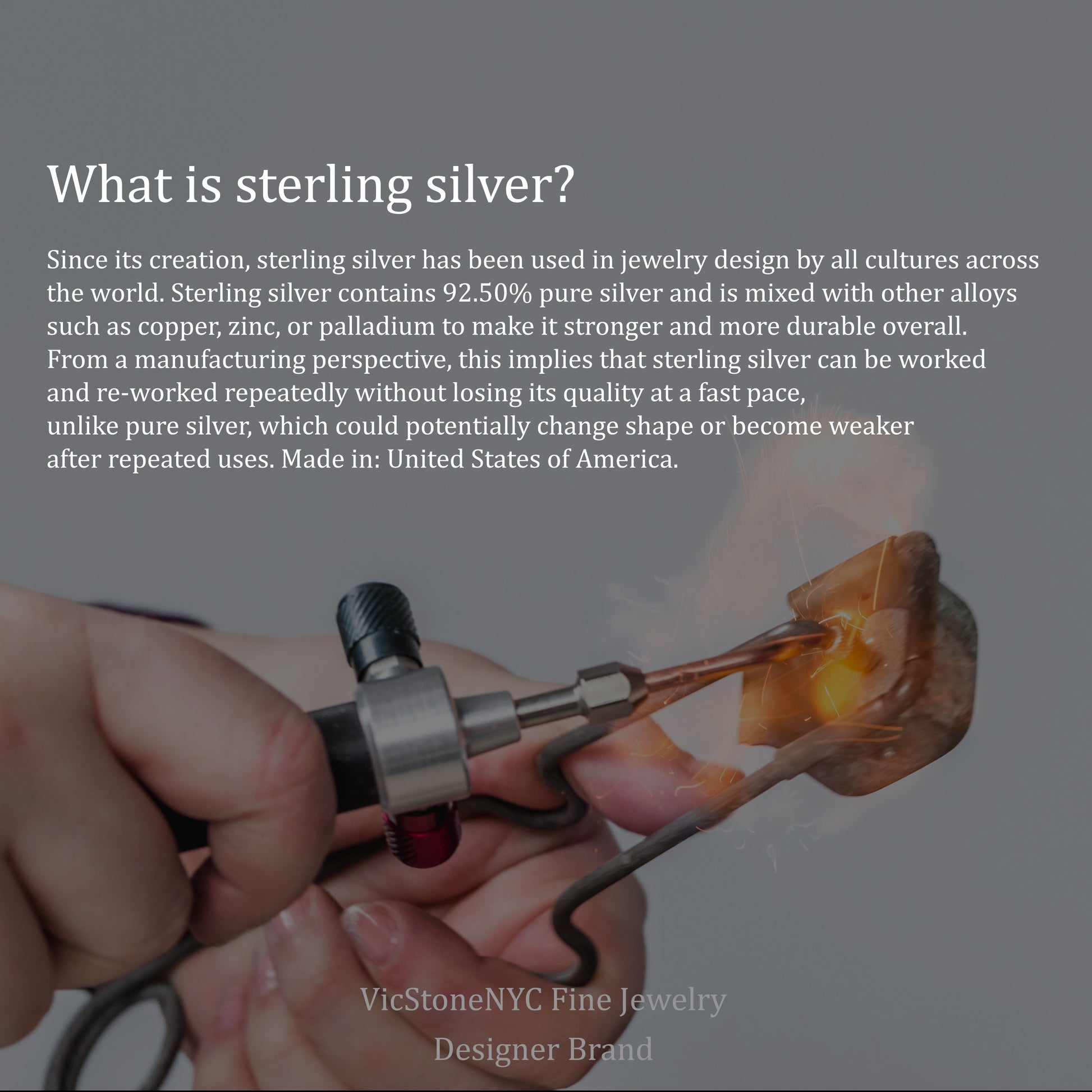 Special hook lock Sterling silver designer bracelet.