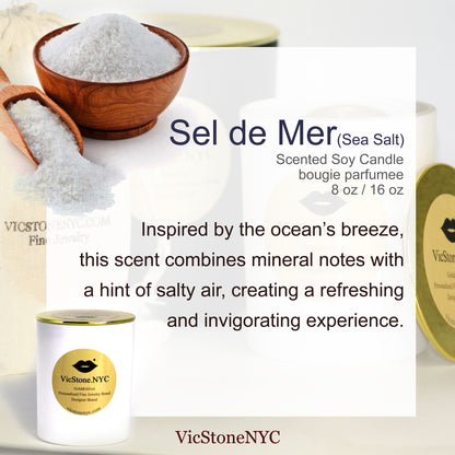 Sel De Mer Incense Soy Candle By Handmade