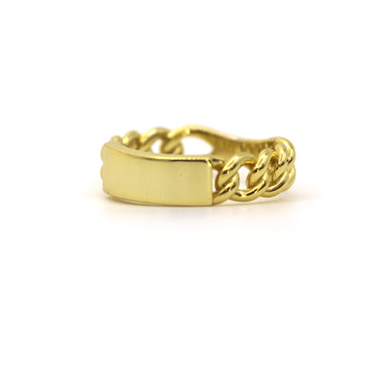 14k Chain Signe Gold Ring