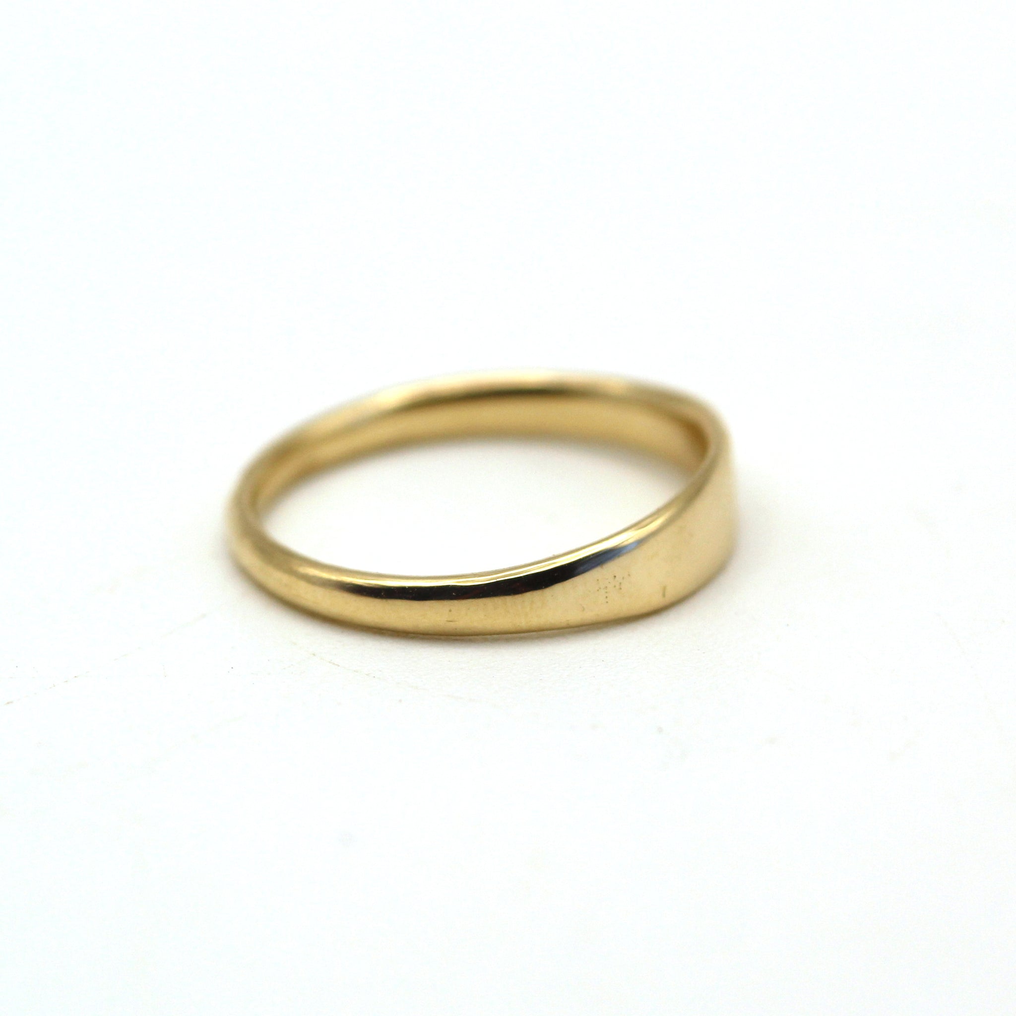 14k Comfortable Gold Ring Handcrafted – VicStone.NYC