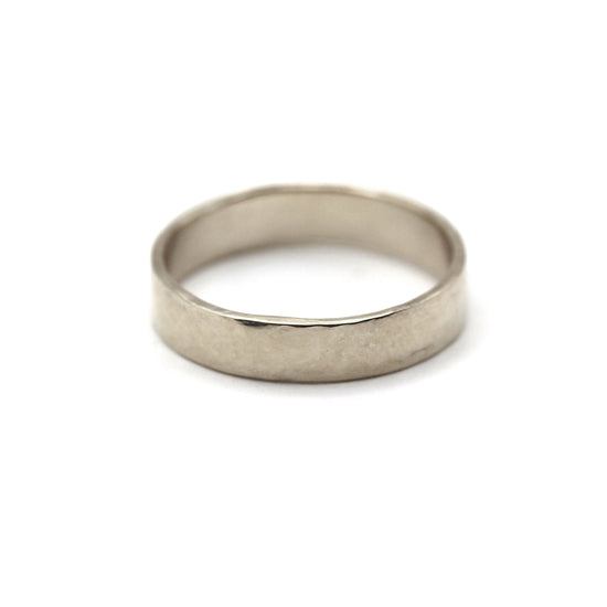 Unique Hammered Texture Yellow Gold Ring – VicStone.NYC