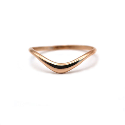 14k Soft Curve Gold Ring