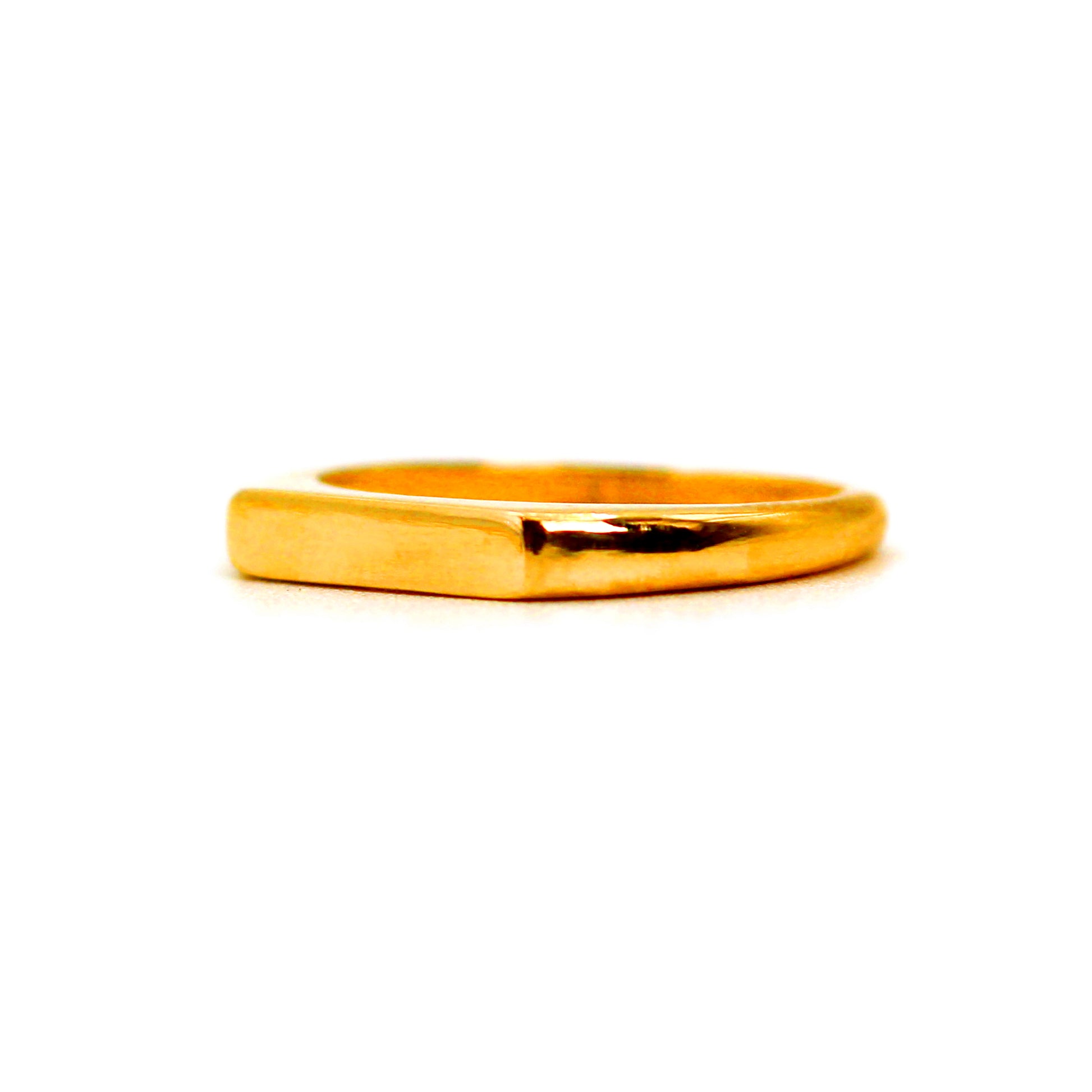 Design your custom 24K gold ring with unique engravings at VicStoneNYC Fine Jewelry. Premium craftsmanship, personalized style.