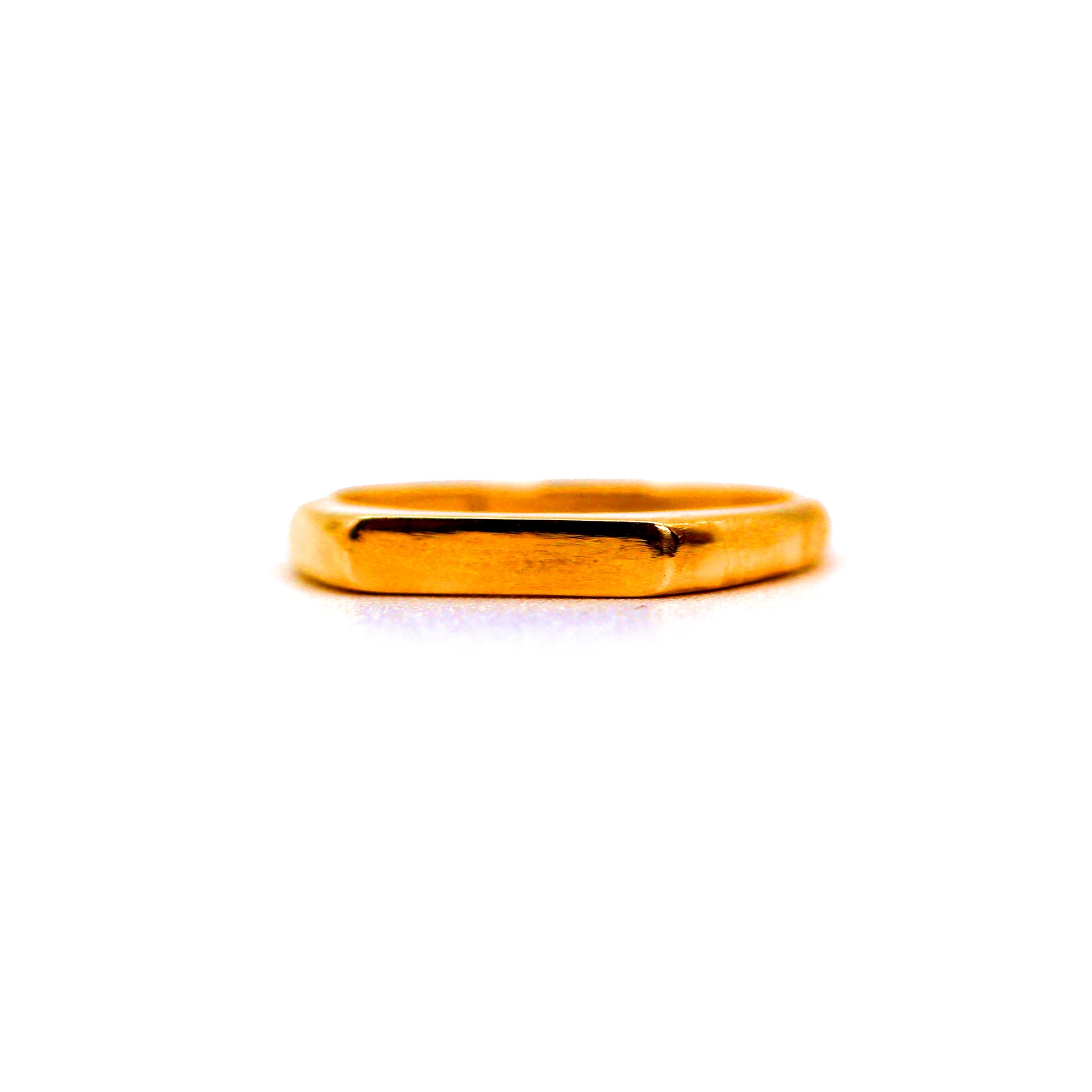 Design your custom 24K gold ring with unique engravings at VicStoneNYC Fine Jewelry. Premium craftsmanship, personalized style.