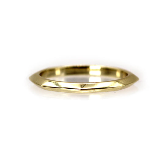 14K Refined Ridge Gold Ring