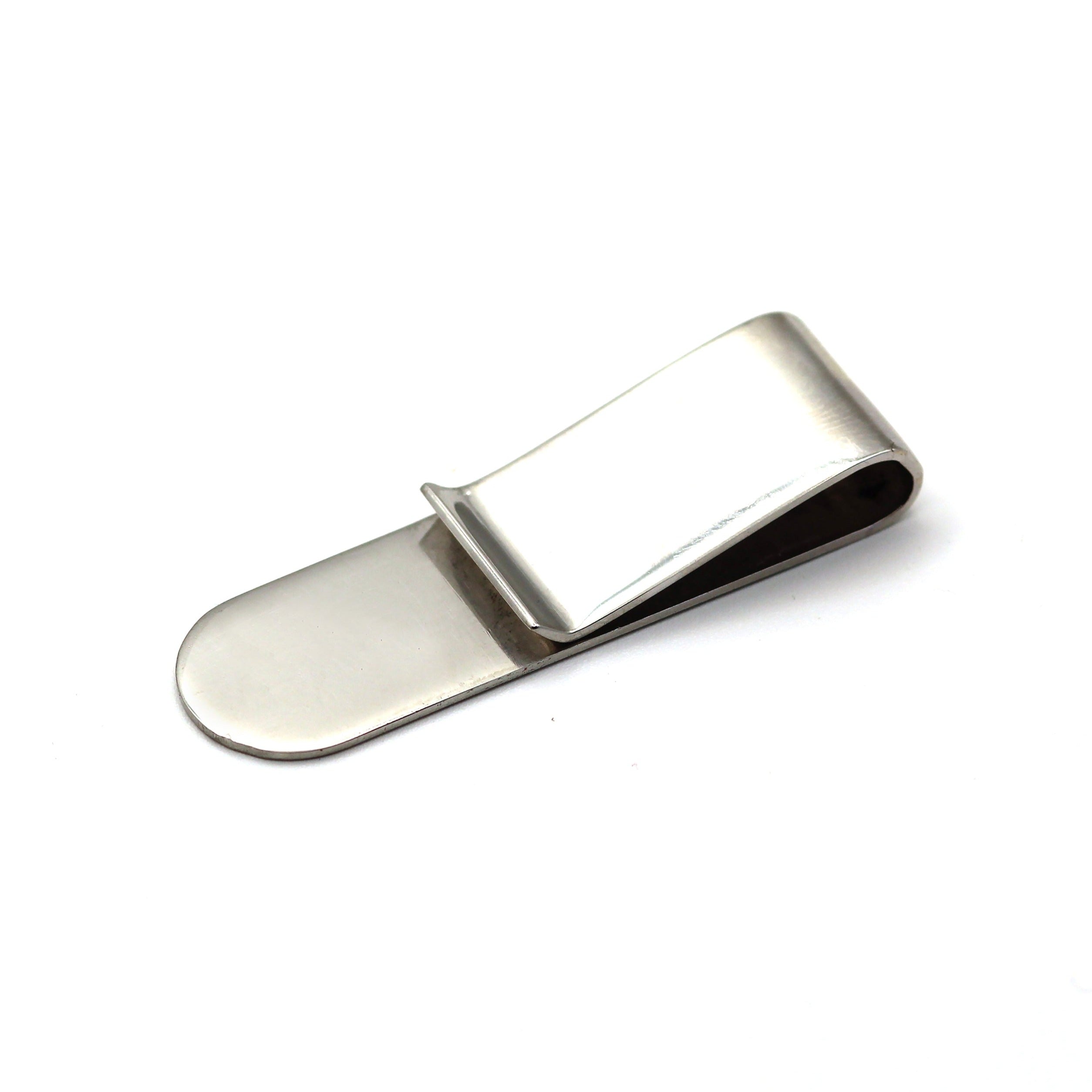 Platinum Customized Engraving Money Clip | VicStone.NYC