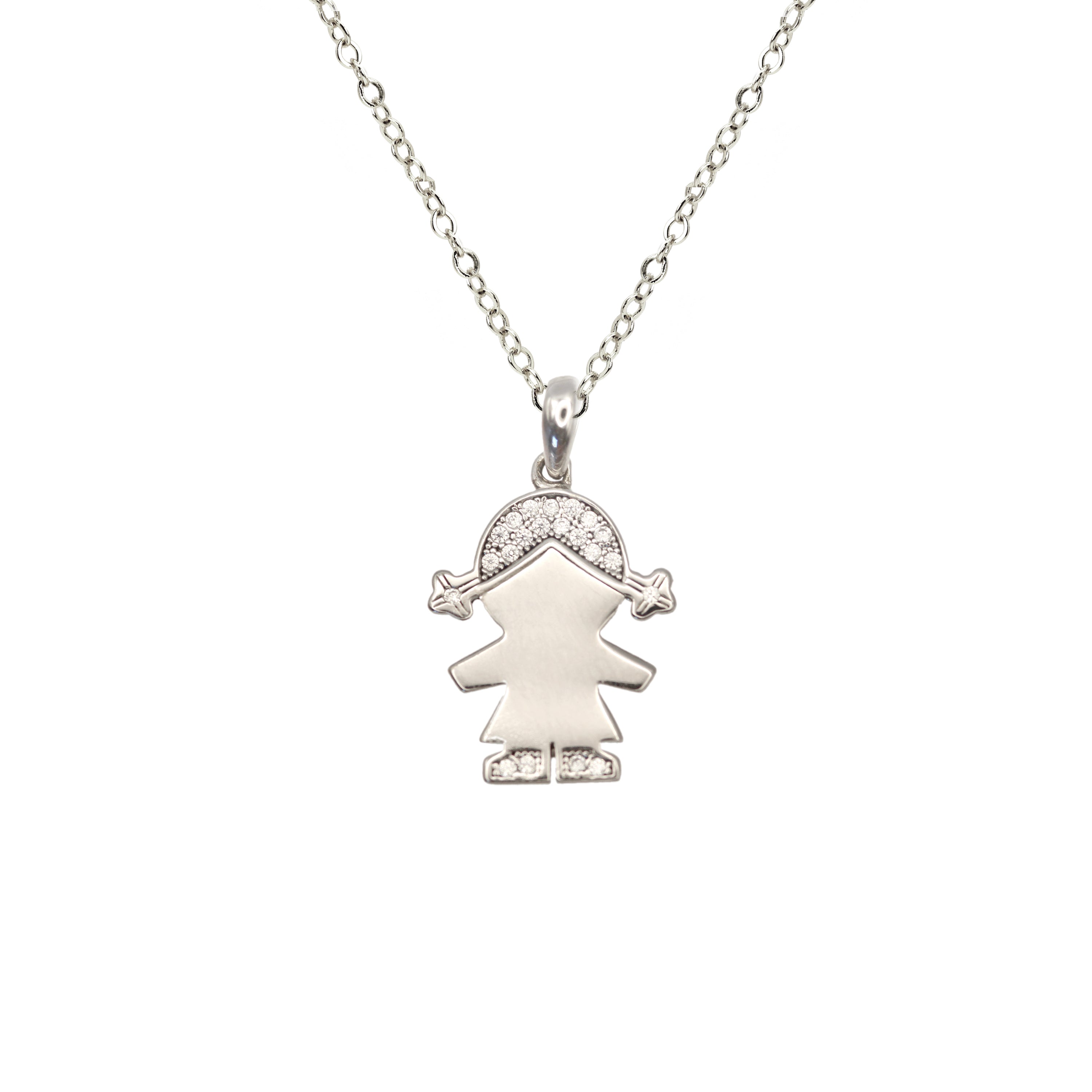 Sterling silver deals babygirl necklace