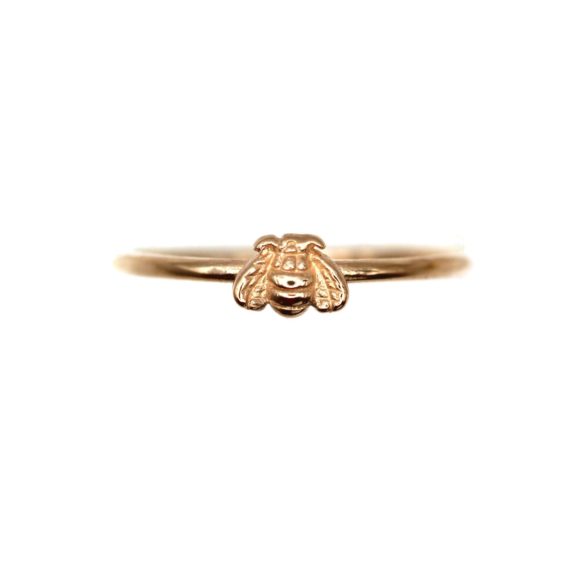 14k Happy Bee Gold Ring.